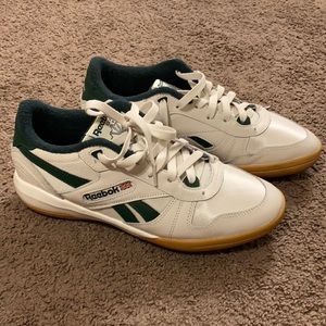 Reebok Mens Unphased Pro White & Green size 9 us
